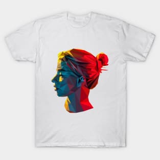 Lowpoly Girl T-Shirt